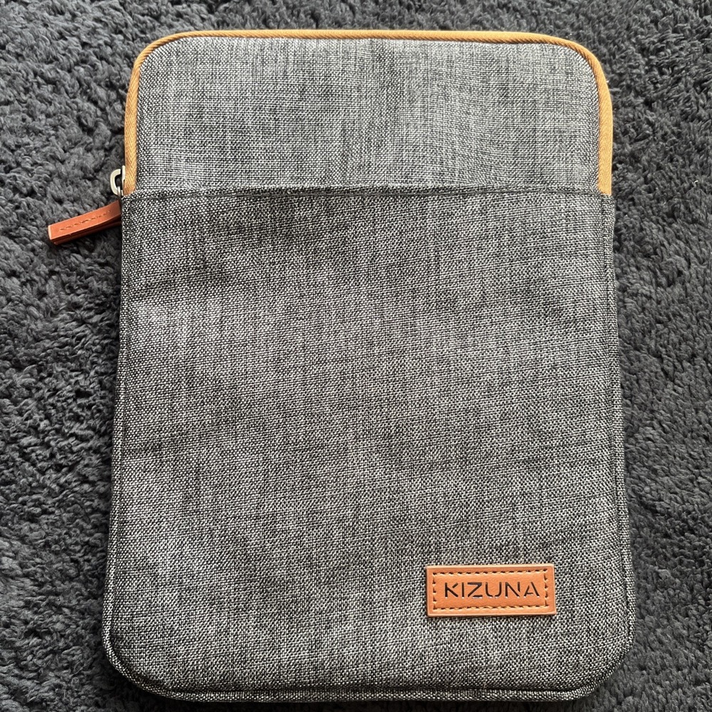 Kizuna Tablet PC Laptop 2 Zipper Pocket Protective 9" x 6" Sleeve Case Cover Bag